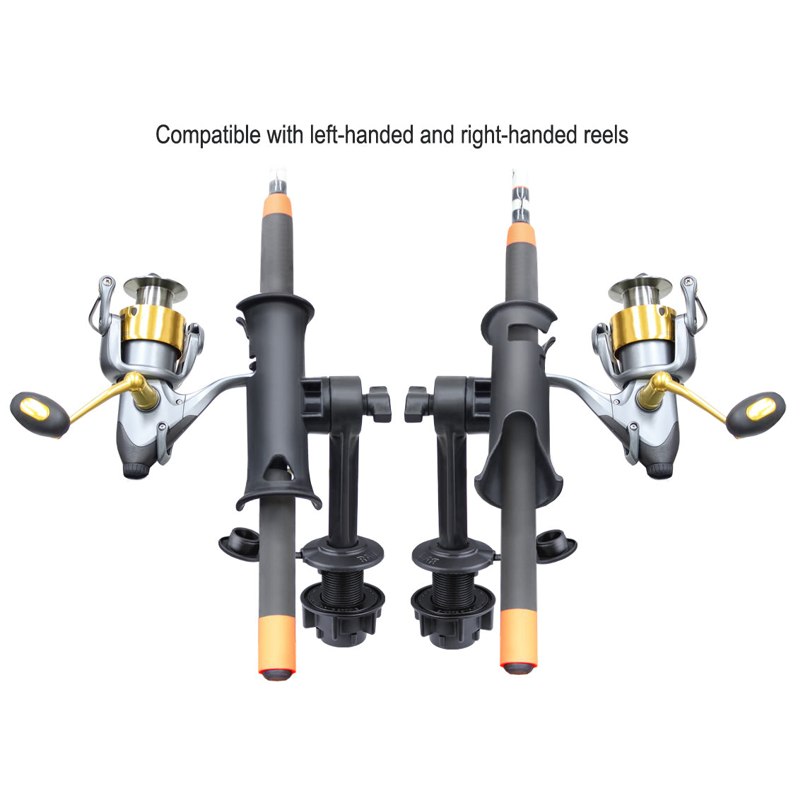 RAP-390-FMTU:RAP-390-FMTU_1:RAM® Tube Jr. ™ Rod Holder with Round Flush Base