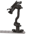 RAP-390-PA-421:RAP-390-PA-421_1:RAM® Tube Jr.™ Rod Holder with Extension Arm and Dual T-Bolt Track Base