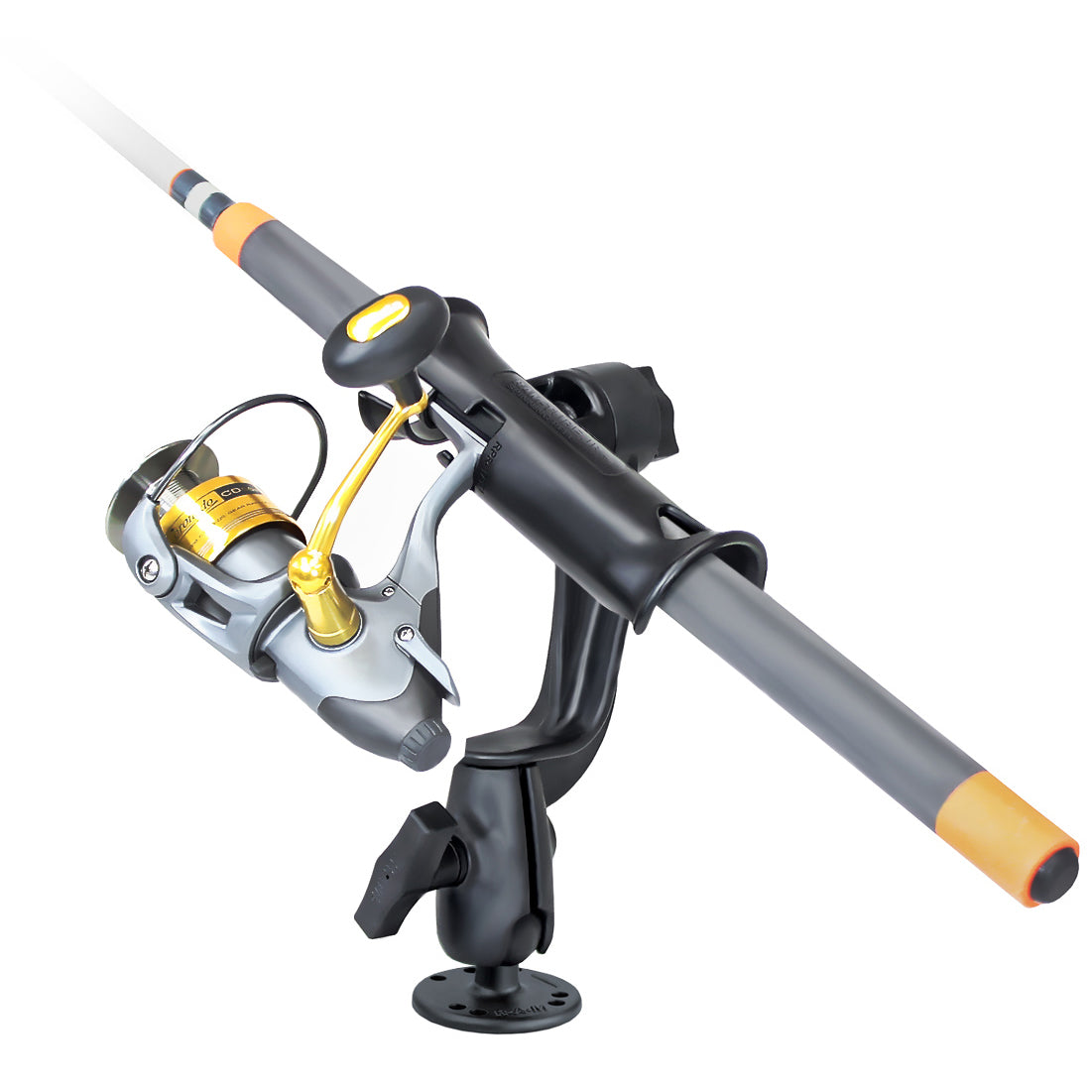 RAP-390-RBU:RAP-390-RBU_1:RAM® Tube Jr.™ Rod Holder with Revolution Arm and Drill-Down Base