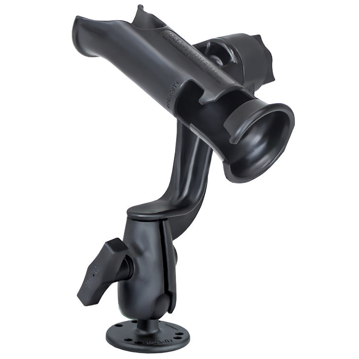 RAP-390-RBU:RAP-390-RBU_1:RAM® Tube Jr.™ Rod Holder with Revolution Arm and Drill-Down Base