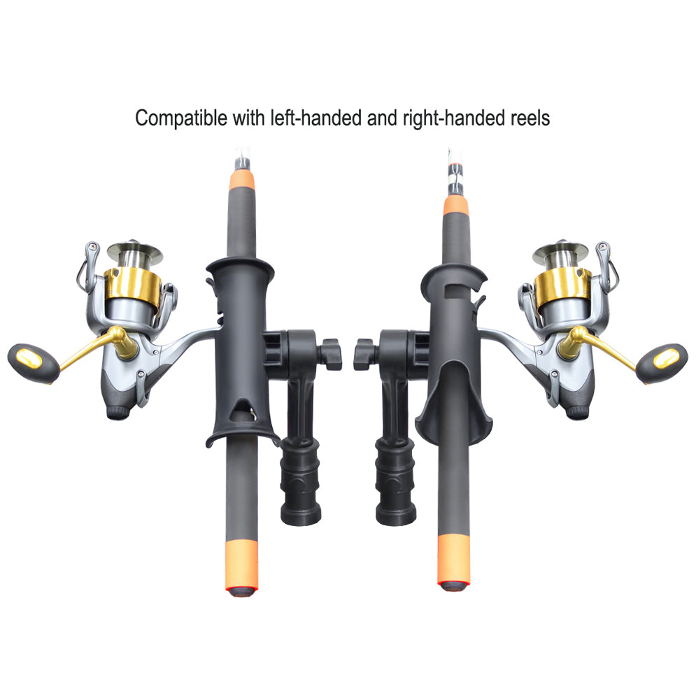 RAP-390-SAAPU:RAP-390-SAAPU_1:RAM® Tube Jr.™ Rod Holder with RAM® Adapt-A-Post™ Track Base - 4" Post