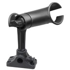 RAP-390-SBMPU:RAP-390-SBMPU_1:RAM® Tube Jr.™ Rod Holder with Bulkhead/Flat Surface Base - 4" Post