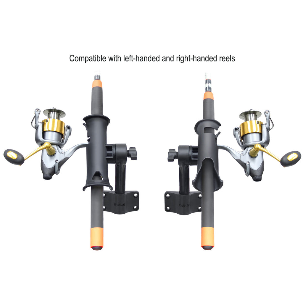 RAP-390-SBU:RAP-390-SBU_1:RAM® Tube Jr.™ Rod Holder with Bulkhead Base - 4" Post