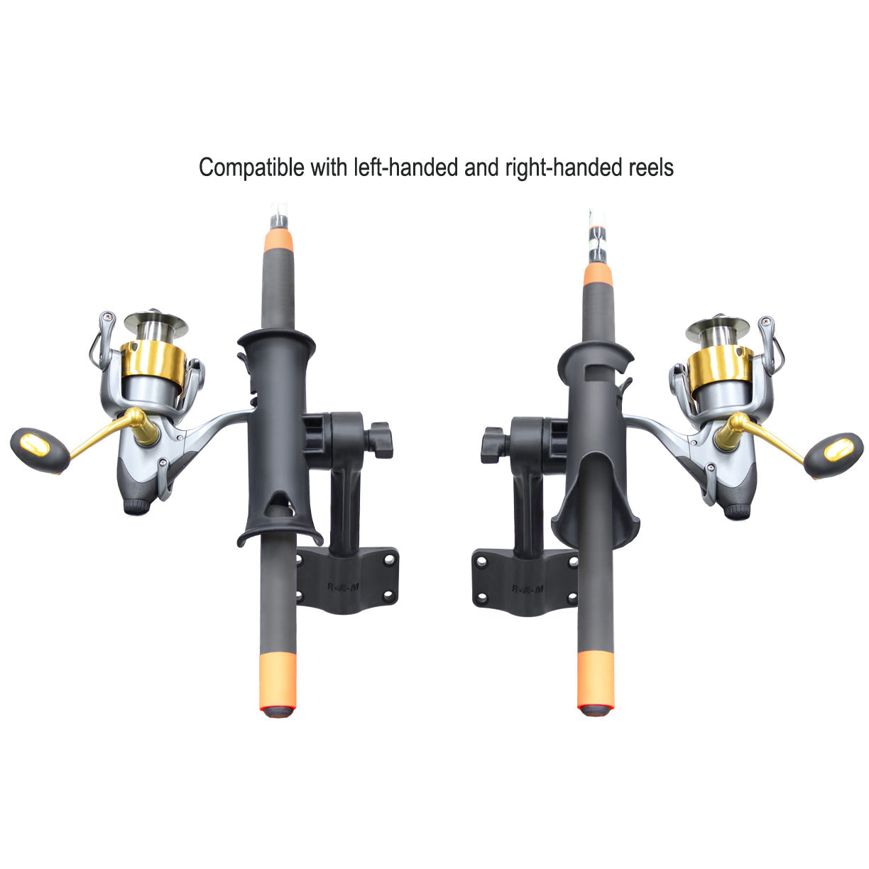 RAP-390-SBU:RAP-390-SBU_1:RAM® Tube Jr.™ Rod Holder with Bulkhead Base - 4" Post