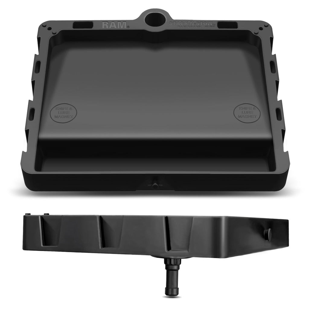 RAP-395-PU:RAP-395-PU_1:RAM® Stack-N-Stow™ Bait Board with Spline Post