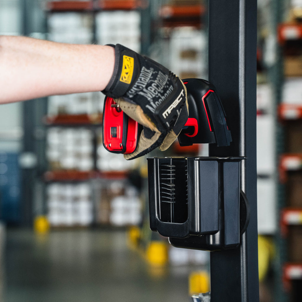 RAP-396-MAG88U:RAP-396-MAG88U_1:RAM® Power-Grip™ Scanner Holder with Magnetic Tough-Mag™ Adapter