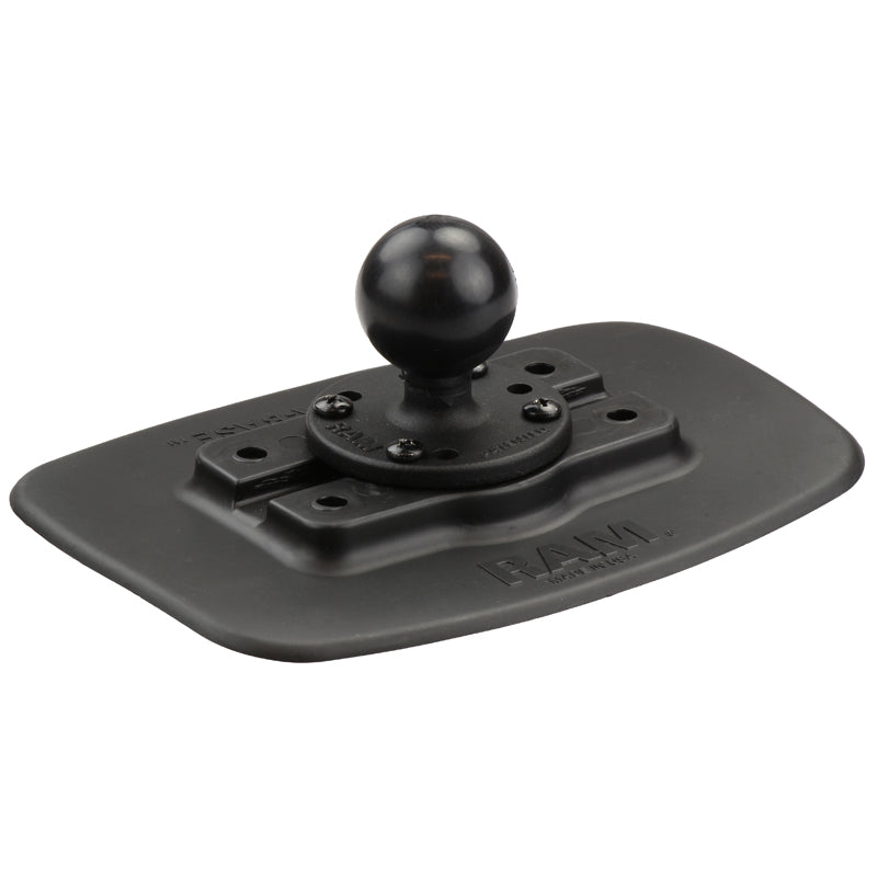 RAP-398-BLK-202U:RAP-398-BLK-202U_1:RAM® Bond-A-Base™ Black Adhesive Base with Ball