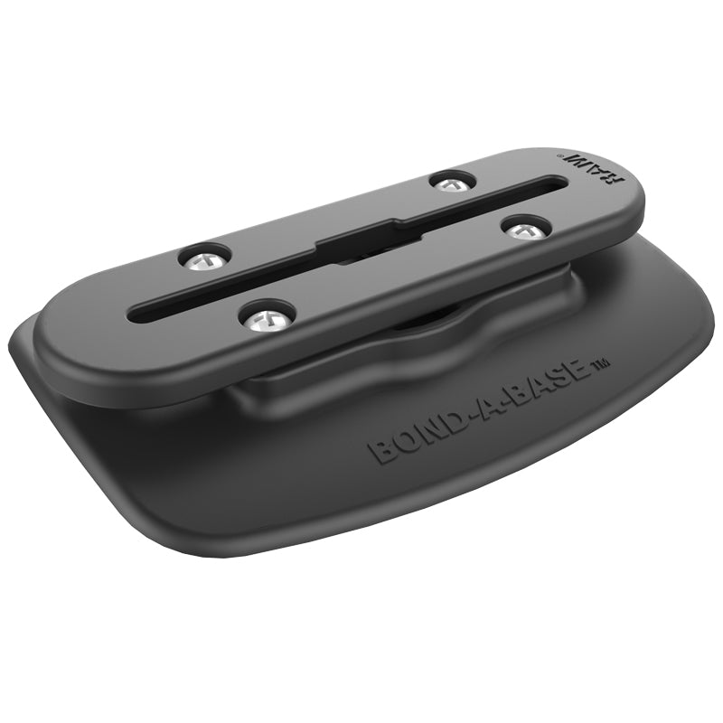 RAP-398-BLK-TRACK-AU:RAP-398-BLK-TRACK-AU_1:RAM® Bond-A-Base™ Black Adhesive Base with RAM® Tough-Track™