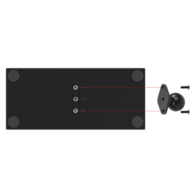 RAP-400-2-238-MS2:RAP-400-2-238-MS2_1:RAM® Tough-Claw™ Mount for Xbox Adaptive Controller