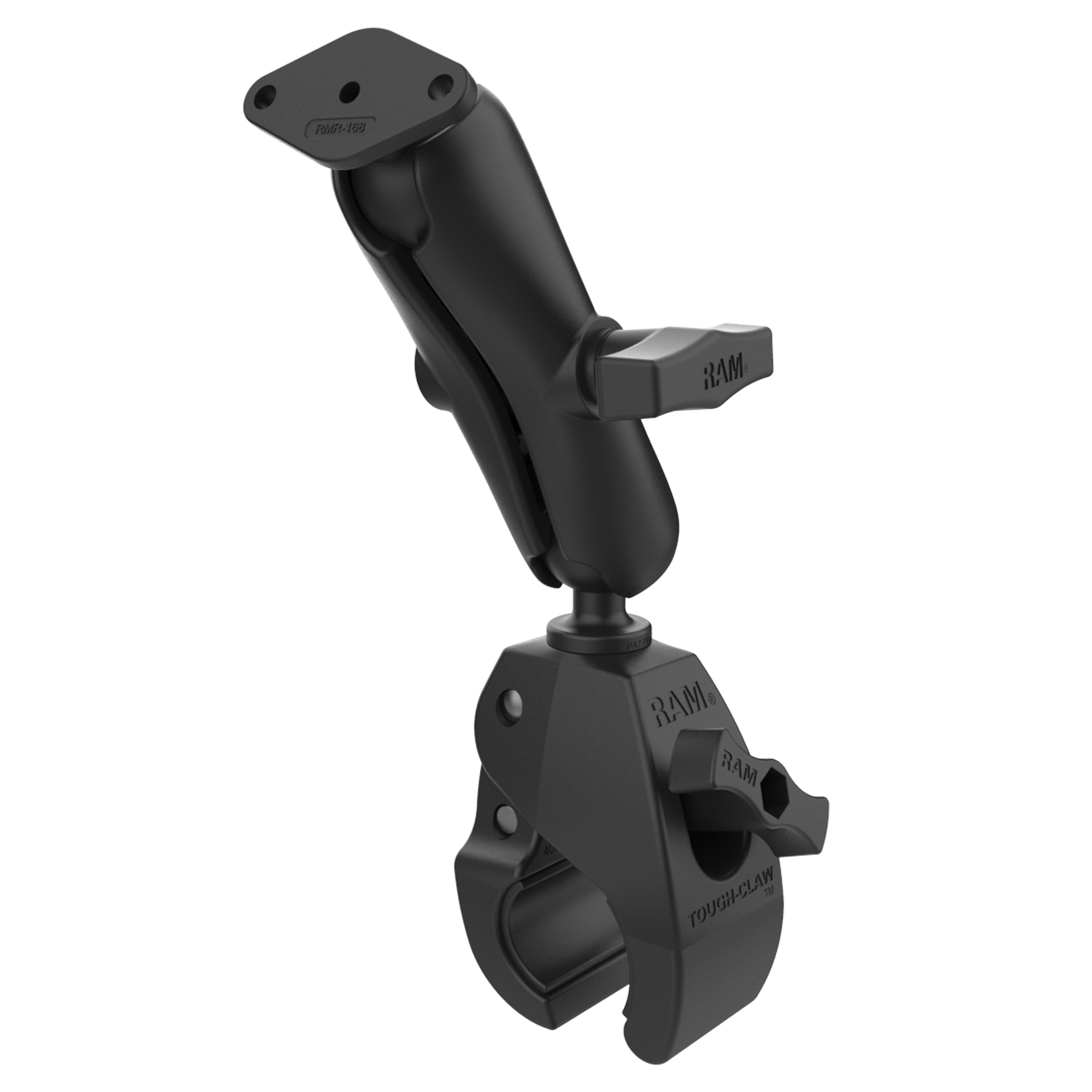RAP-401-238U:RAP-401-238U_1:RAM® Tough-Claw™ Large Clamp Mount with Diamond Plate Adapter - Medium