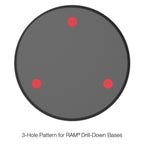 RAP-402U:RAP-402U_1:RAM® Cable Manager for Large Electronic Mounts