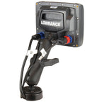 RAP-403U:RAP-403U_1:RAM® Cable Manager with AMPS Hole Pattern for Electronic Mounts