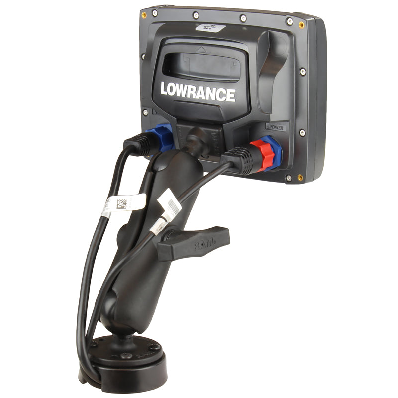 RAP-403U:RAP-403U_1:RAM® Cable Manager with AMPS Hole Pattern for Electronic Mounts