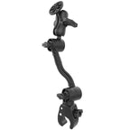 RAP-418-400-PA-202U:RAP-418-400-PA-202U_1:RAM® Tough-Claw™ with Ratchet Extension Arm and Double Ball Mount