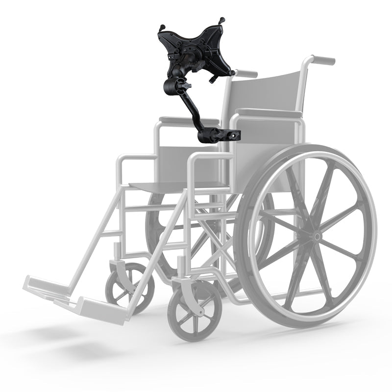 RAP-418-400-PA-202U:RAP-418-400-PA-202U_1:RAM® Tough-Claw™ with Ratchet Extension Arm and Double Ball Mount