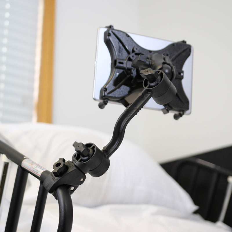 RAP-418-400-PA-202U:RAP-418-400-PA-202U_1:RAM® Tough-Claw™ with Ratchet Extension Arm and Double Ball Mount