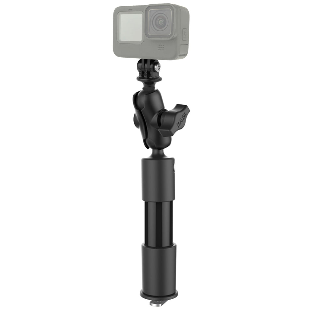 RAP-425-4-A-GOP1:RAP-425-4-A-GOP1_1:RAM® Tough-Pole™ 9" Action Camera Track Mount