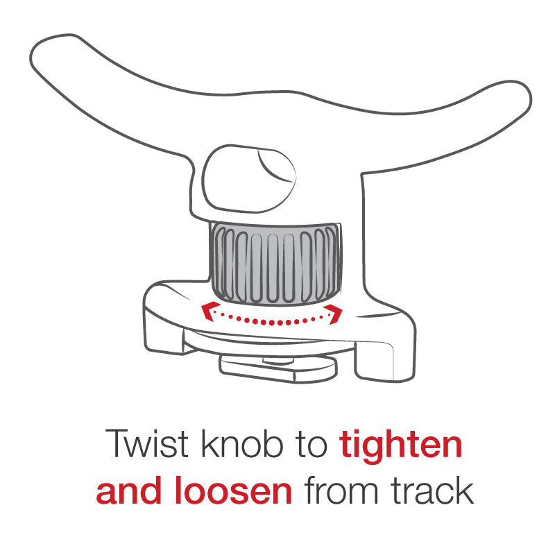 RAP-432U:RAP-432U_1:RAM® Tough-Cleat™ Anchor Tie-Off with Track Adapter