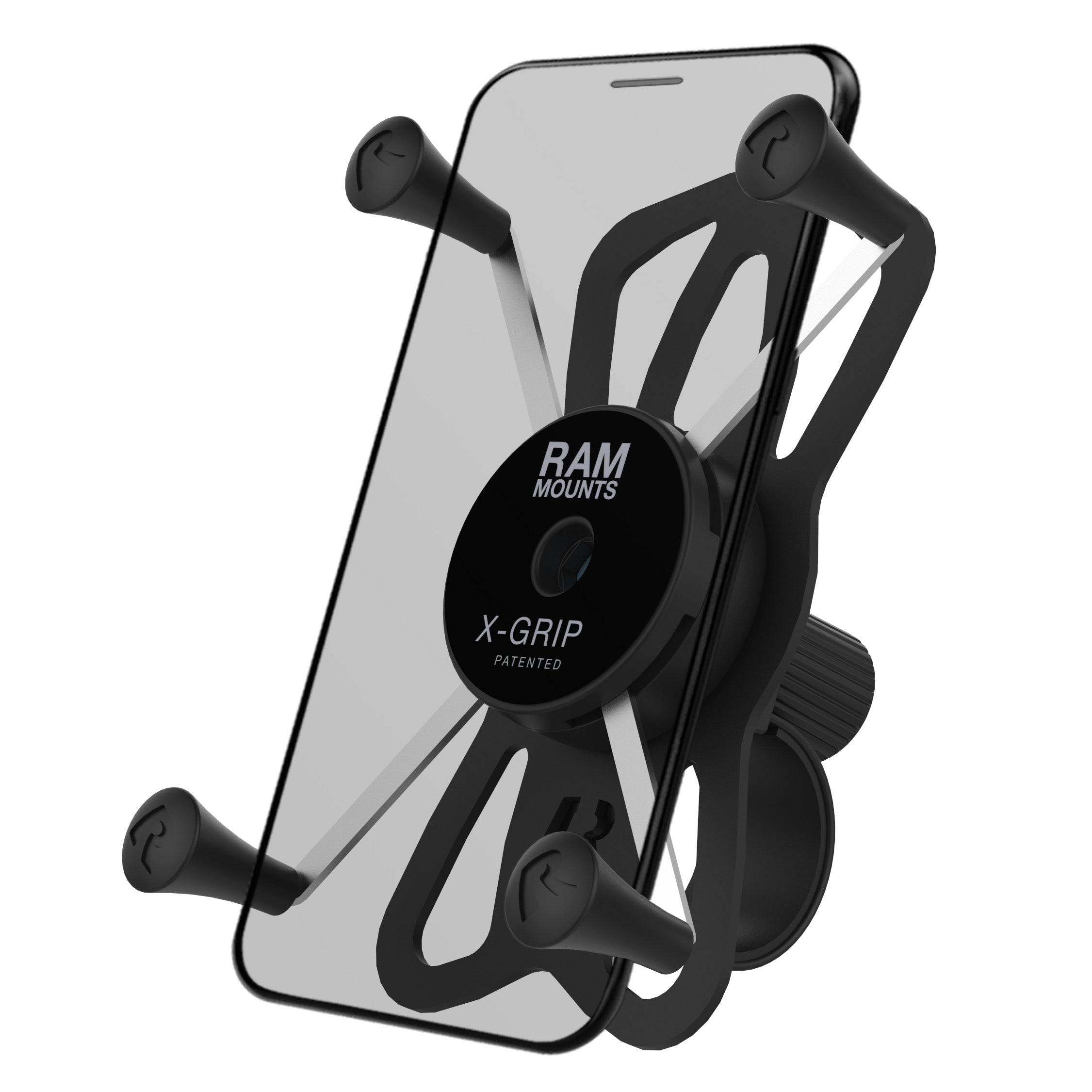 RAP-460-UN10U:RAP-460-UN10U_1:RAM® X-Grip® Large Phone Mount with RAM® Tough-Strap™ Handlebar Base