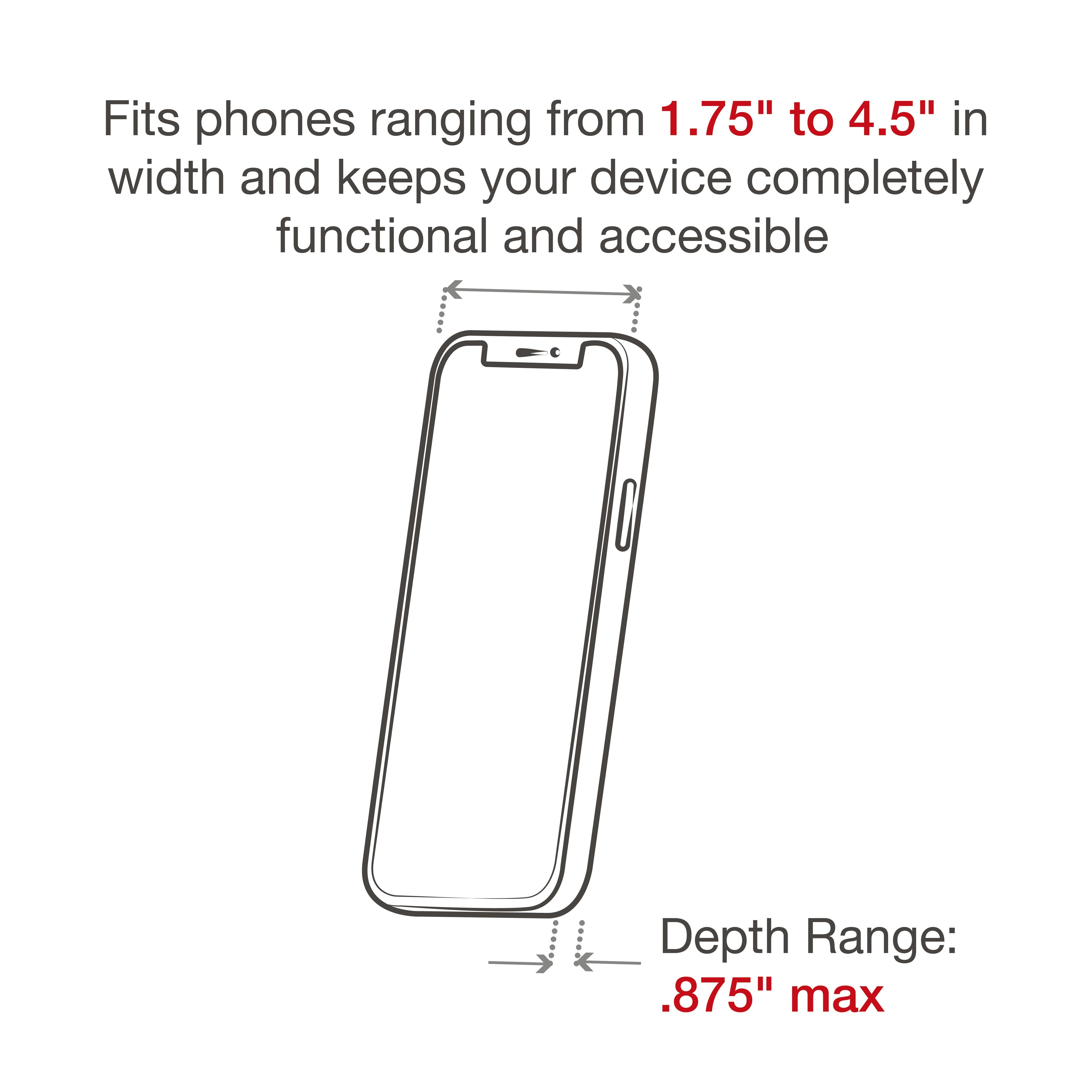 RAP-460-UN10U:RAP-460-UN10U_1:RAM® X-Grip® Large Phone Mount with RAM® Tough-Strap™ Handlebar Base