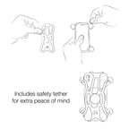 RAP-460-UN10U:RAP-460-UN10U_1:RAM® X-Grip® Large Phone Mount with RAM® Tough-Strap™ Handlebar Base