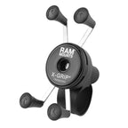 RAP-460-UN7U:RAP-460-UN7U_1:RAM® X-Grip® Phone Mount with RAM® Tough-Strap™ Handlebar Base