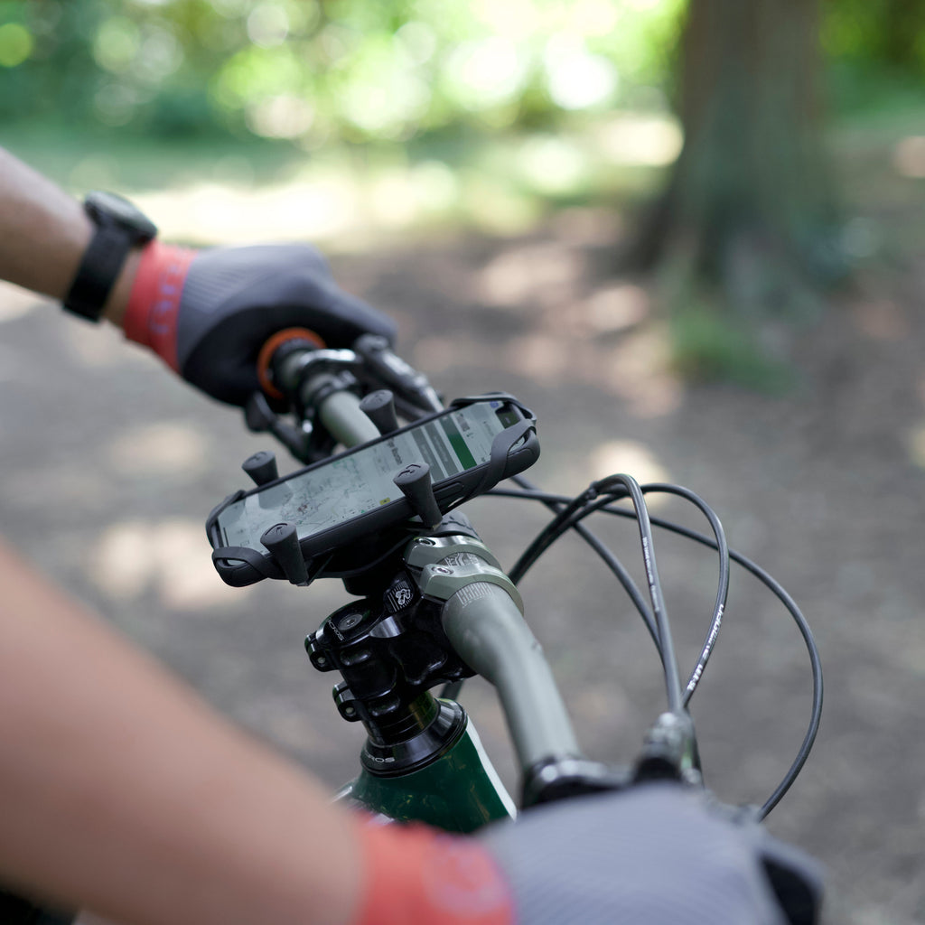RAP-460-UN7U:RAP-460-UN7U_1:RAM® X-Grip® Phone Mount with RAM® Tough-Strap™ Handlebar Base