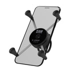 RAP-460Z-UN10U:RAP-460Z-UN10U_1:RAM® X-Grip® Large Phone Mount with Low-Profile Zip Tie Handlebar Base