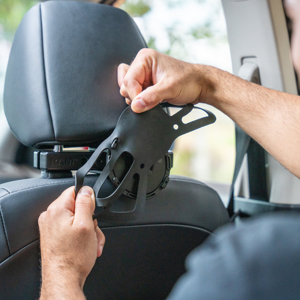 RAP-469-TU:RAP-469-TU_1:RAM® Universal Headrest Tablet Mount for 7"-13" Tablets