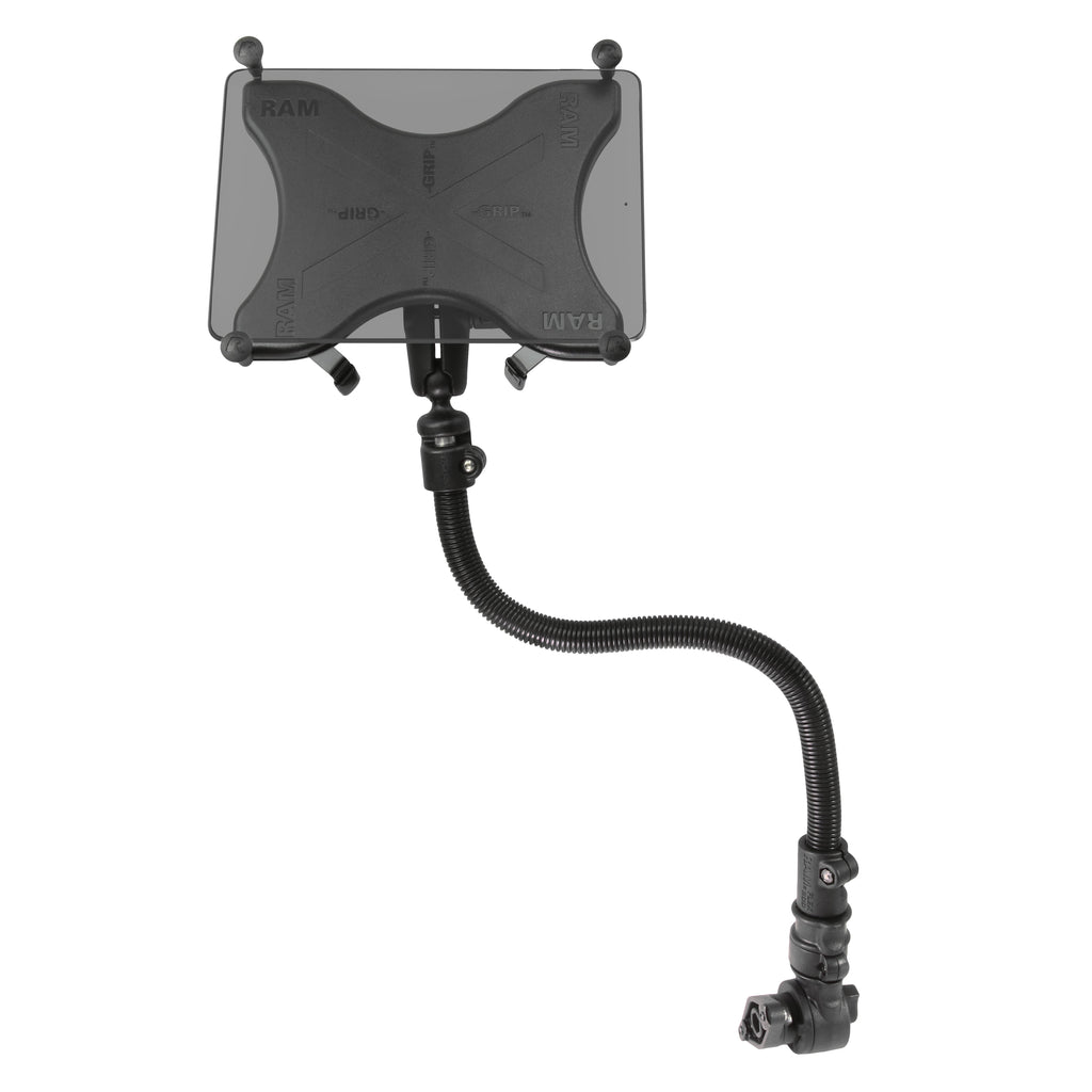 RAP-AAPR-WCT-114P-18-UN9U:RAP-AAPR-WCT-114P-18-UN9U_1:RAM® Tablet Mount for Wheelchairs with Quick Release & Swivel Feature