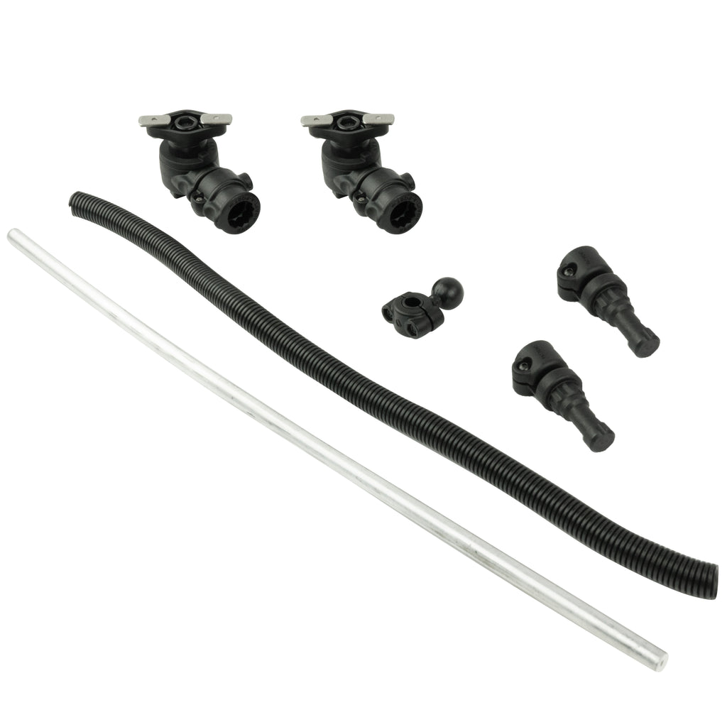 RAP-AAPR-WCT-2-30BU:RAP-AAPR-WCT-2-30BU_1:RAM® Rugged Quick Release Wheelchair 2-Point Base with Ball