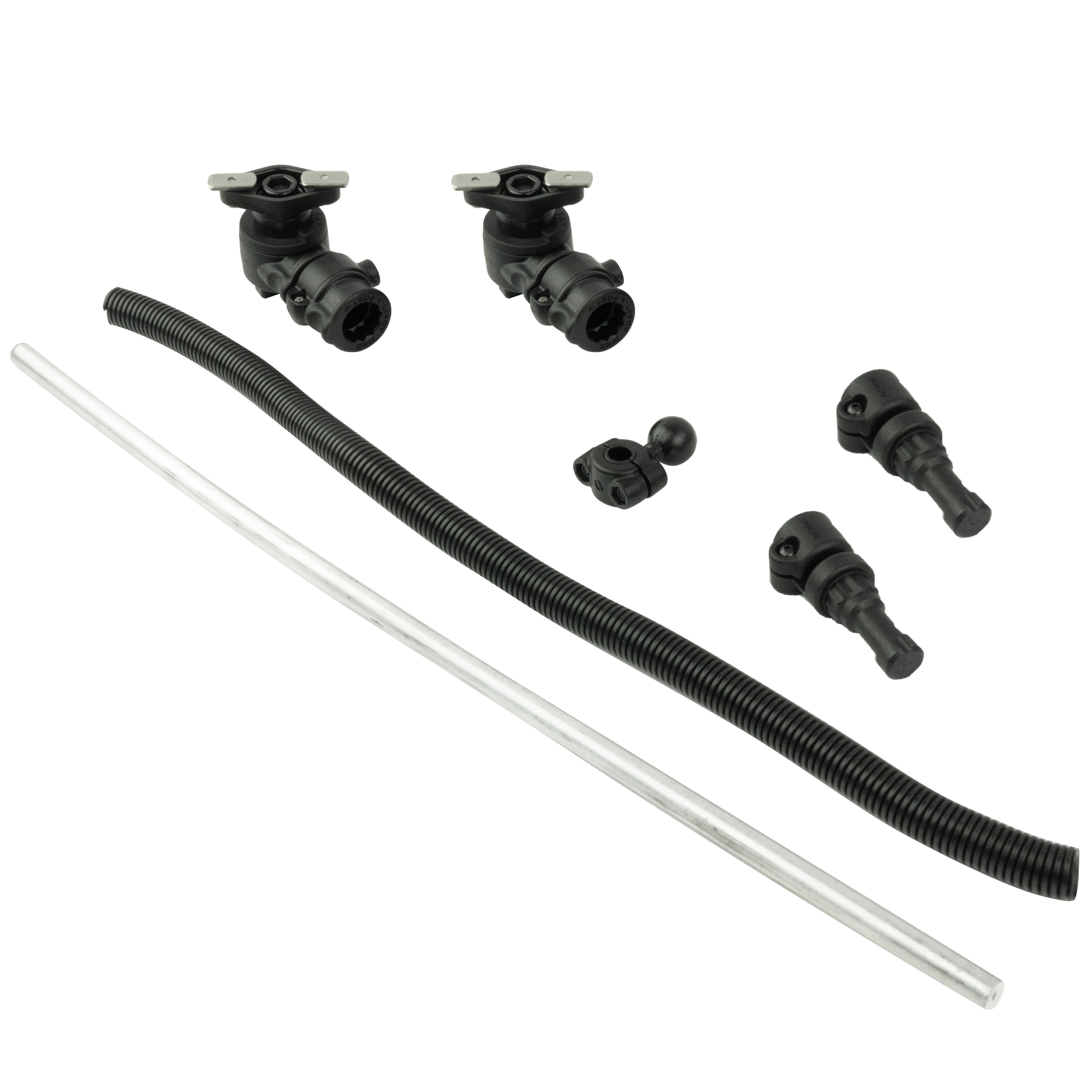 RAP-AAPR-WCT-2-30BU:RAP-AAPR-WCT-2-30BU_1:RAM® Rugged Quick Release Wheelchair 2-Point Base with Ball