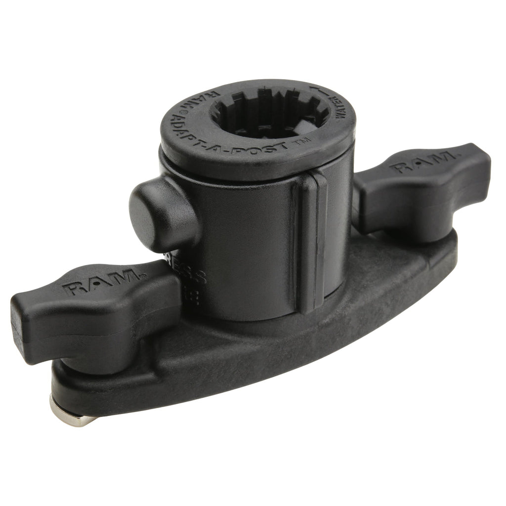 RAP-AAPUDT-1U:RAP-AAPUDT-1U_1:RAM® Universal Adapt-A-Post™ Dual T-Bolt Track Base