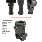 RAP-AAPUH-1U:RAP-AAPUH-1U_1:RAM® Universal Adapt-A-Post™ for Hobie H-Rail Adapters