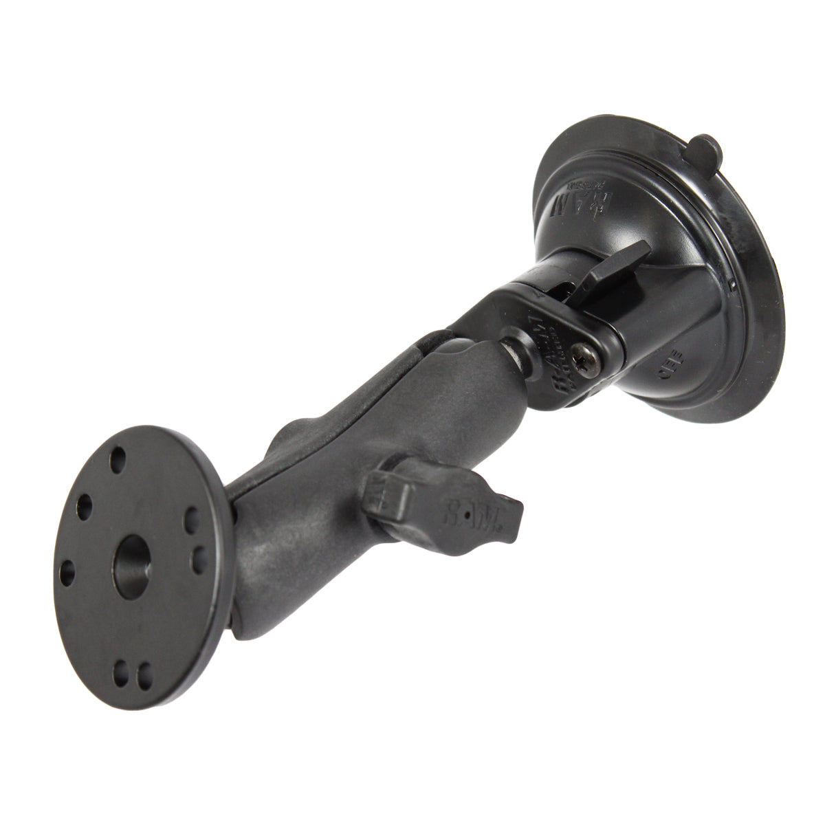 RAP-B-101-2241-OT1U:RAP-B-101-2241-OT1U_1:RAM® Twist-Lock™ Composite Suction Cup Mount with Round Plate