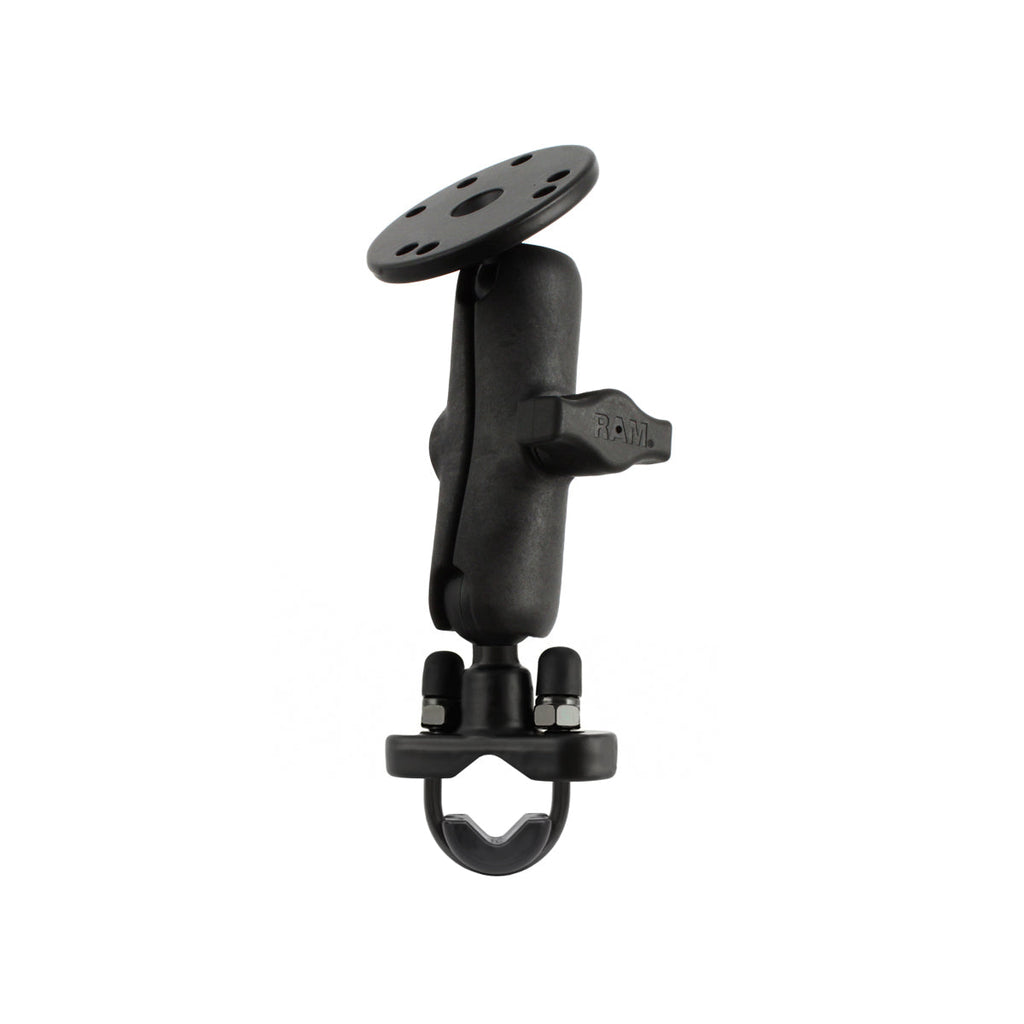 RAP-B-101-231-OT1U:RAP-B-101-231-OT1U_1:RAM® Handlebar U-Bolt Composite Double Ball Mount with Round Plate