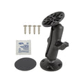 RAP-B-101U-CB1:RAP-B-101U-CB1_1:RAM® Universal Composite Double Ball Mount with Adhesive Disc
