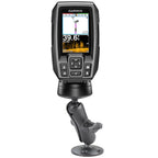 RAP-B-101U-G4:RAP-B-101U-G4_1:RAM® Composite Double Ball Mount with Hardware for Garmin Striker + More