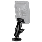 RAP-B-101U-LO11:RAP-B-101U-LO11_1:RAM® Composite Double Ball Mount for Lowrance Elite-4 & Mark-4 Series