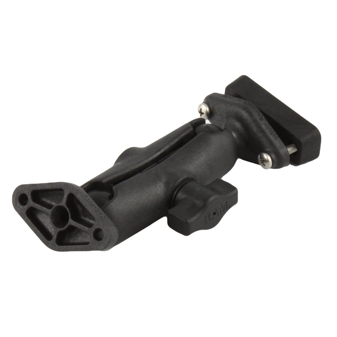 RAP-B-102-238BU:RAP-B-102-238BU_1:RAM® Composite Double Ball Mount with Diamond Plates and Backing Plate