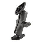 RAP-B-102-RA1U:RAP-B-102-RA1U_1:RAM® Universal Composite Double Ball Mount with Two Diamond Plates