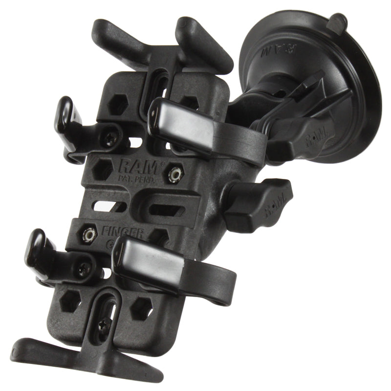 RAP-B-104-224-UN4U:RAP-B-104-224-UN4U_1:RAM® Finger-Grip™ Universal Mount with RAM® Twist-Lock™ Suction Cup