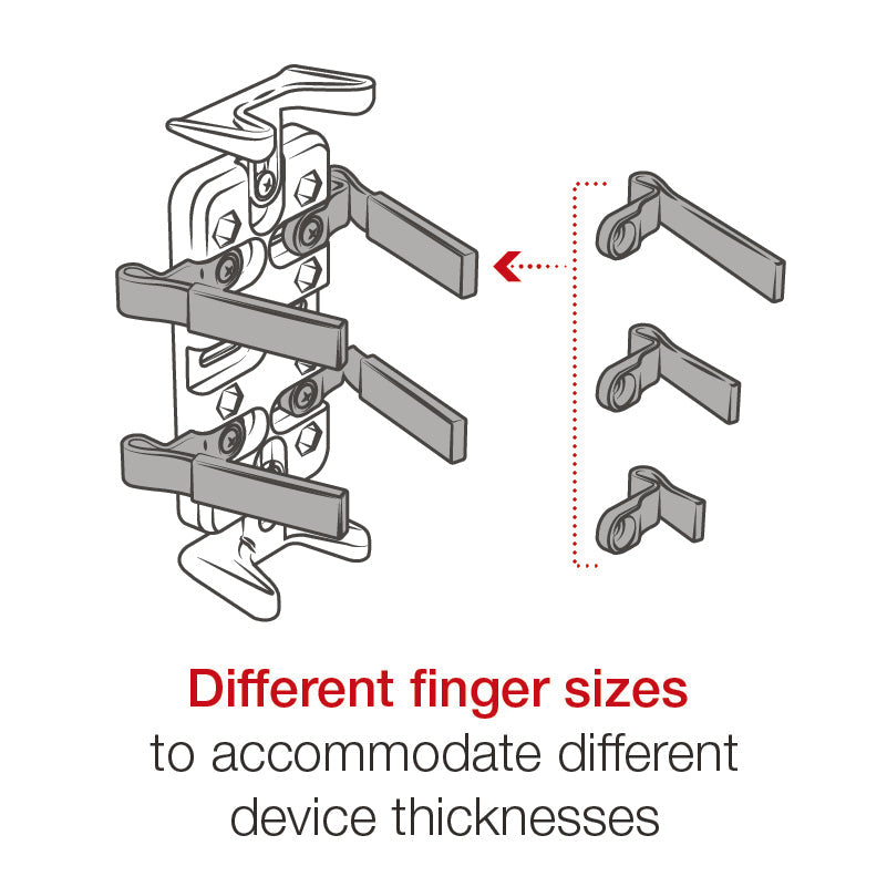 RAP-B-104-224-UN4U:RAP-B-104-224-UN4U_1:RAM® Finger-Grip™ Universal Mount with RAM® Twist-Lock™ Suction Cup