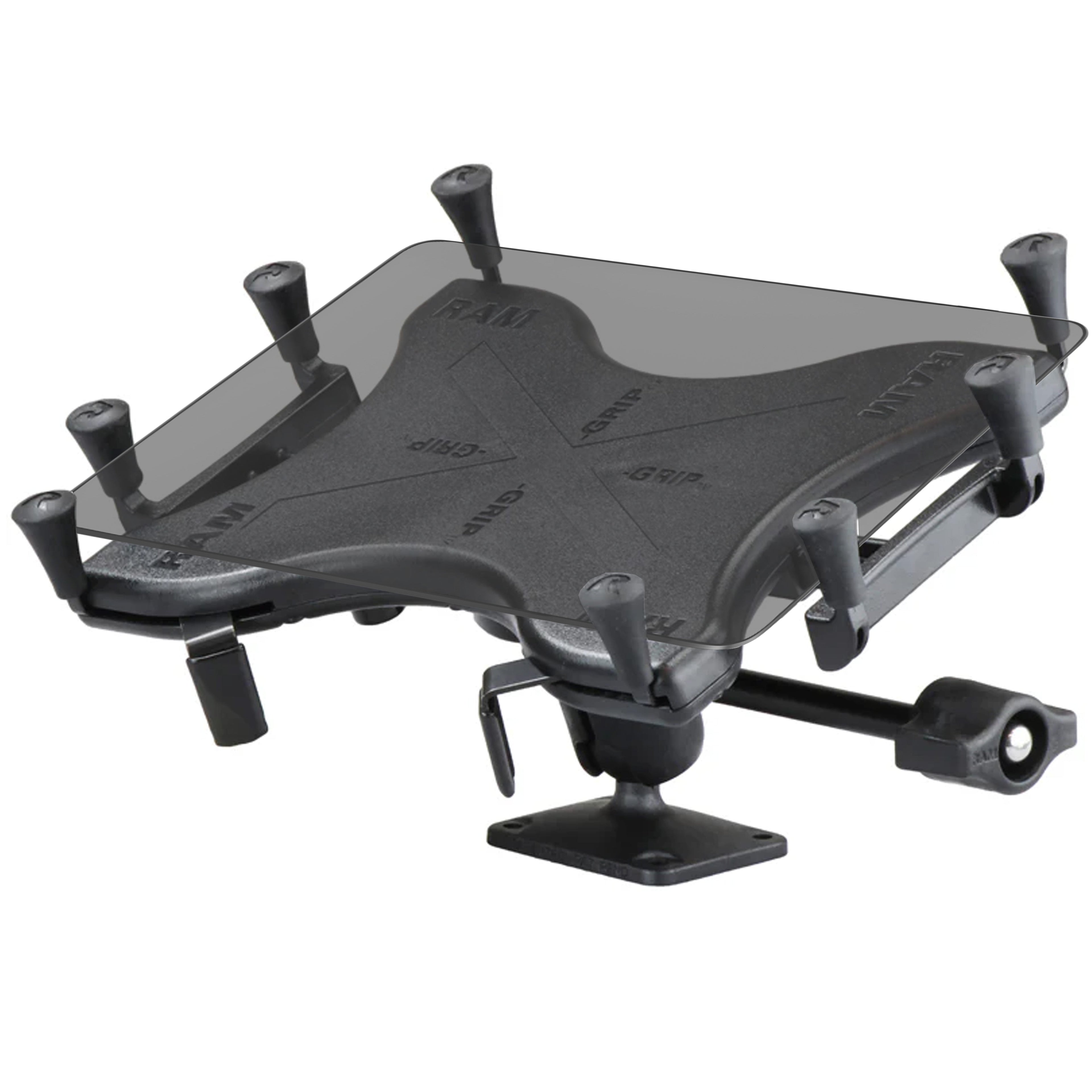 RAP-B-104-UN9-ALA1-KRU:RAP-B-104-UN9-ALA1-KRU_1:RAM® X-Grip® Single Ball Composite Mount for 9"-11" Tablets