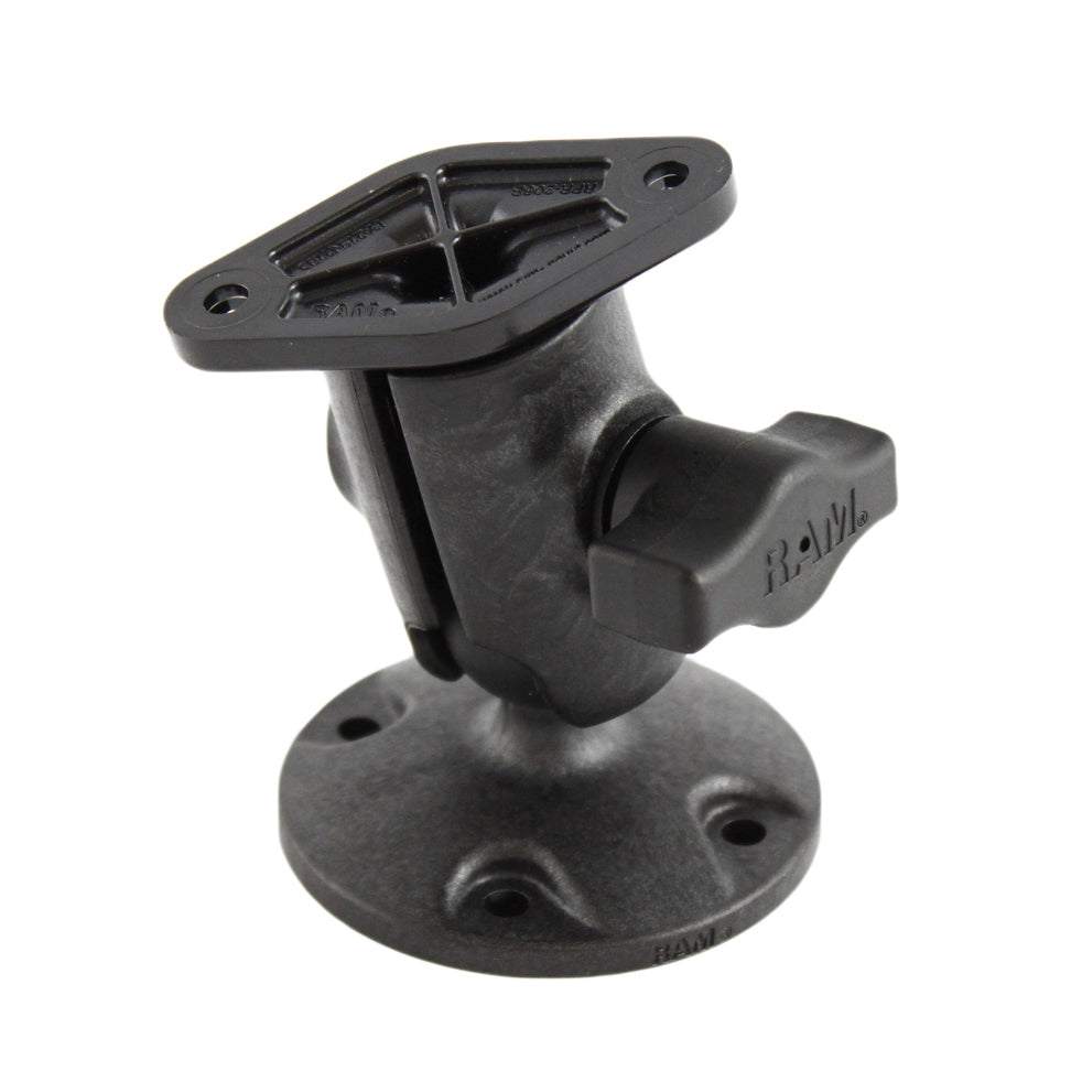 RAP-B-104U:RAP-B-104U_1:RAM® Composite Single Ball Mount with Round Plate
