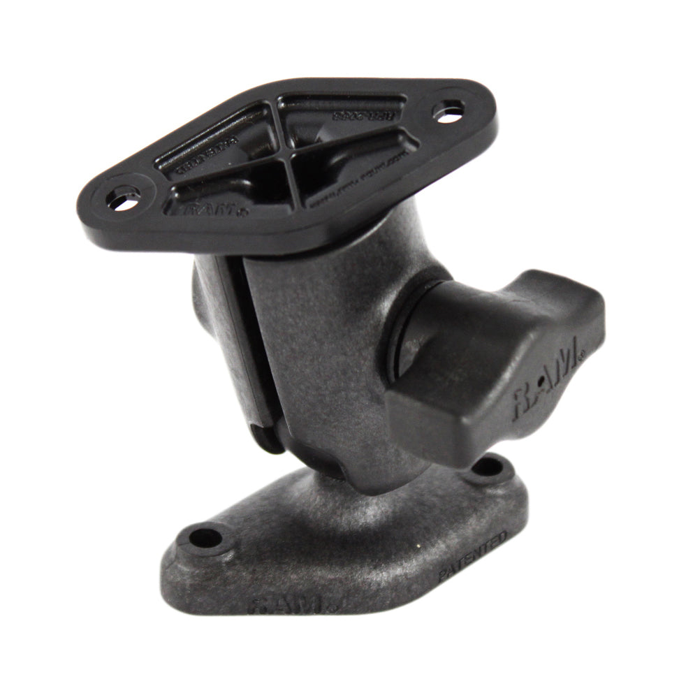 RAP-B-106:RAP-B-106_1:RAM® Composite Single Ball Mount with Diamond Plate