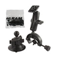 RAP-B-121-224-1U:RAP-B-121-224-1U_1:RAM® Twist-Lock™ Suction Cup and Composite Yoke Clamp Mount