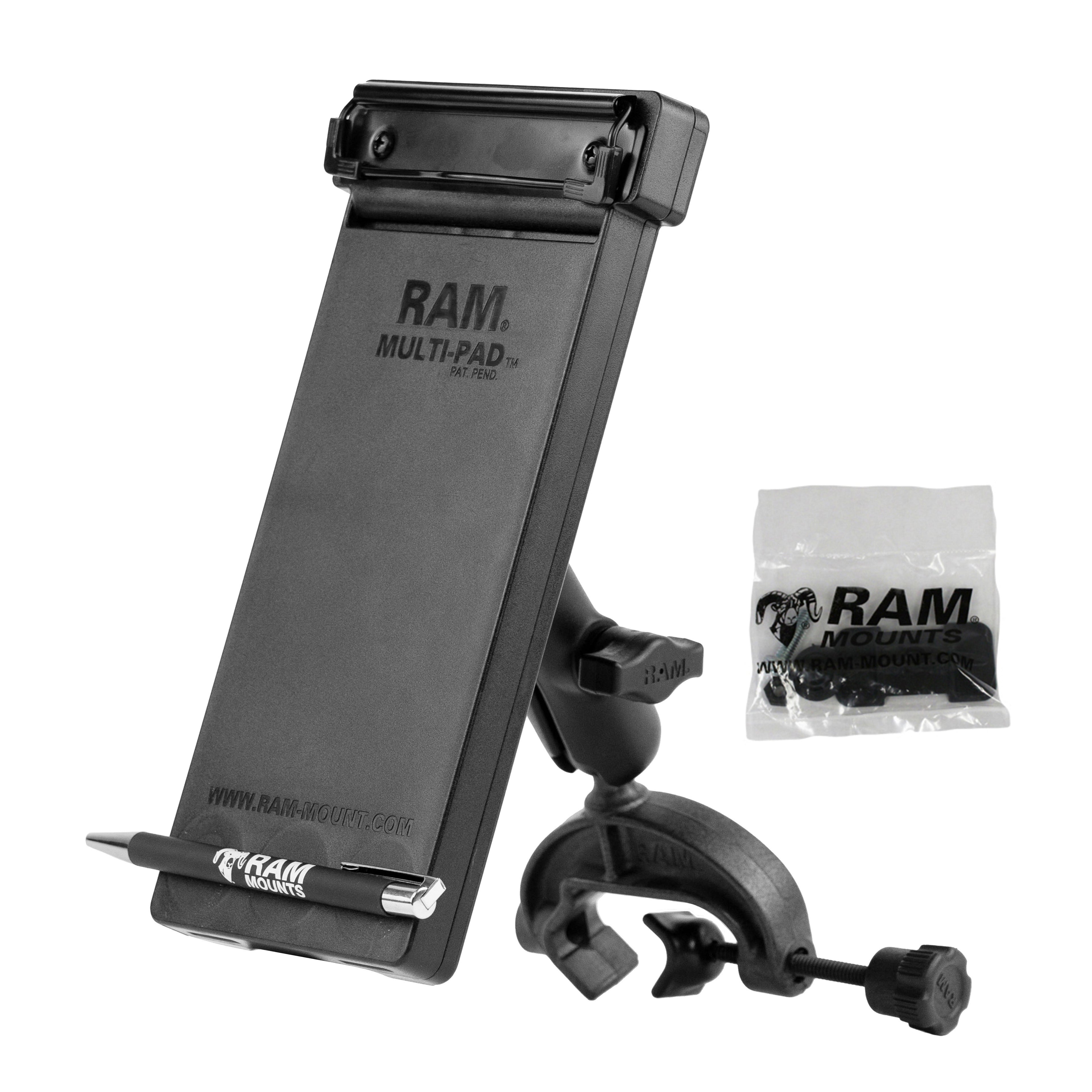 RAP-B-121-MP1U:RAP-B-121-MP1U_1:RAM® Multi-Pad™ with Composite Yoke Clamp Mount