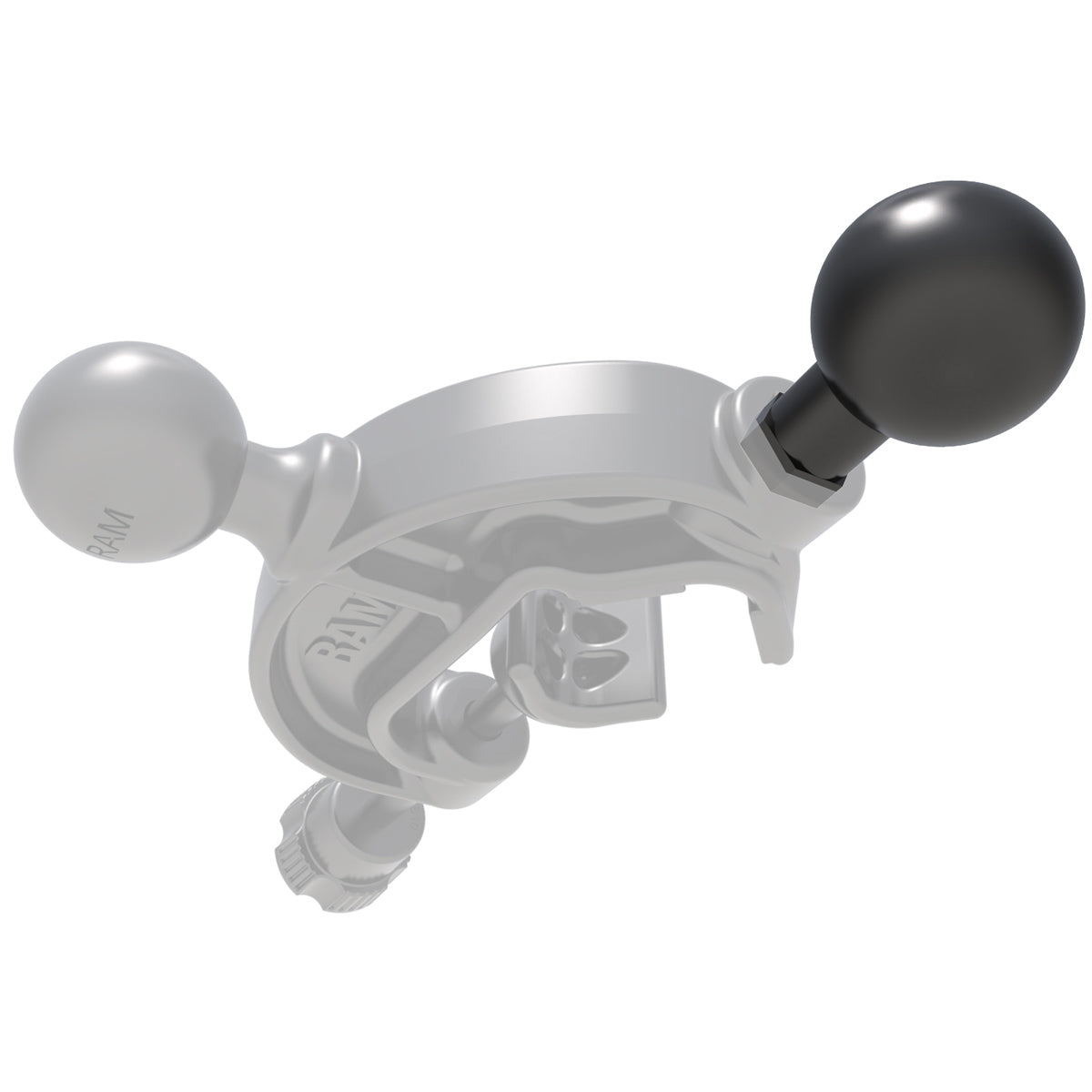 RAP-B-121BBU:RAP-B-121BBU_1:RAM® Add-A-Ball™ Accessory Base for the Composite Yoke Clamp Base