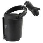 RAP-B-132B-201U:RAP-B-132B-201U_1:RAM® Level Cup™ 16oz Drink Holder with Double Socket Arm